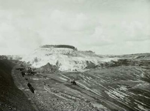Braunkohle, Tagebau Hirschfelde (Kopalnia Turoszów), Gebiet des Erdrutsches 1940