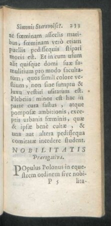 Nobilitatis Praerogativa.