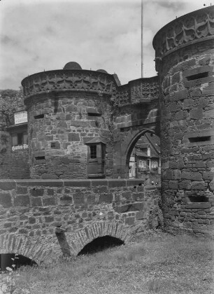 Deutschland. Büdingen. Untertor (im Volksmund Jerusalemer Tor genannt)