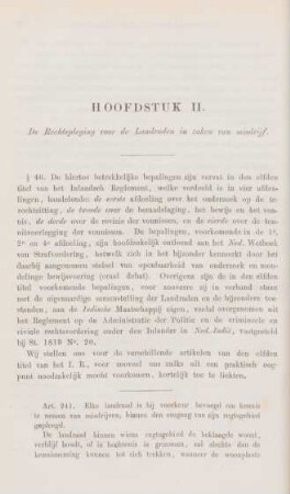Hoofdstuk II. De rechtspleging voor de landraden in zaken van misdrijf