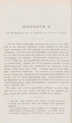 Hoofdstuk II. De rechtspleging voor de landraden in zaken van misdrijf