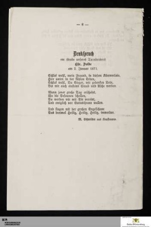 Denkspruch