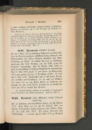 3148. Reinhold (Karl Wilhelm) rectius Lehmann (Zacharias)