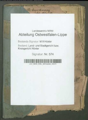 Ablösung des von Metternich'schen Gutes in Wehrden.: Bd. B: Dokumentenmasse Paderborner Tilgungskasse.