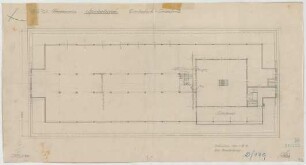 Fischer, Theodor; München; Bayerische Geschützwerke - Speisehaus (Grundriss DG)