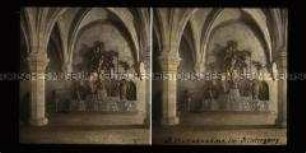 Figurengruppe Kreuzabnahme von Giovanni Giuliani im Klosterstift Heiligenkreuz, Baden