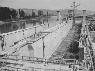 Schleusenbaustelle Untertürkheim