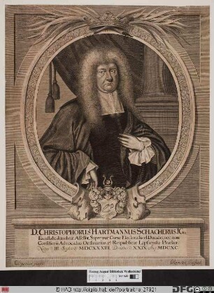 Bildnis Christoph Hartmann Schacher