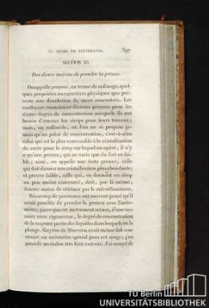 SECTION III. Des divers moyens de prendre La preuve.