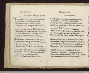 Fahrt-Ende : [SW V: H17]; [SW V, S. 73/126-127]