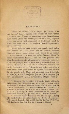 Panaetii et Hecatonis librorum fragmenta