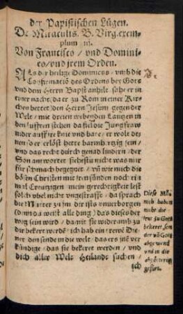 Von Francisco/ und Dominico ...