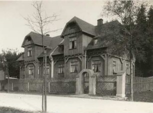 Sachsen. Neubauten um 1900. Anlehnung an Umgebindehaus