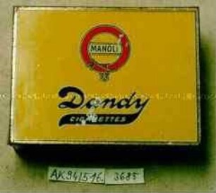 Blechdose für 50 "Manoli Dandy Cigarettes"