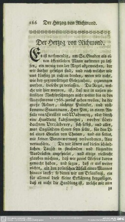 Der Herzog von Richmond