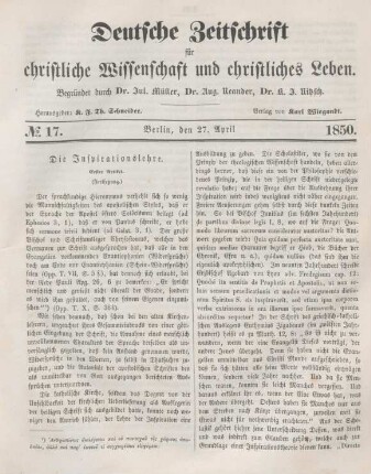 129-132 Die Inspirationslehre
