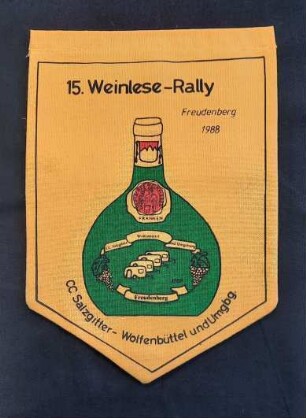 Andenken / Wimpel-Sammlung / 15. Weinlese - Rally, Freudenberg 1988