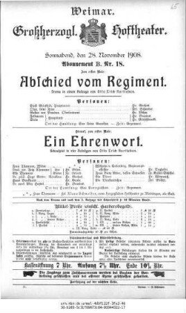 Abschied vom Regiment