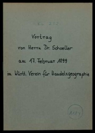 Verein für Handelsgeographie