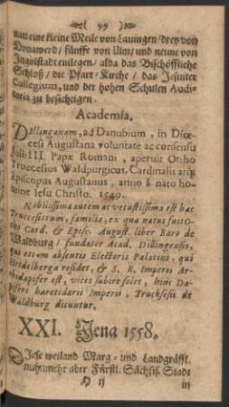XXI. Jena. 1558