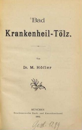 Bad Krankenheil-Tölz