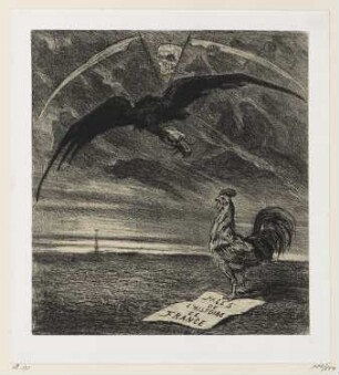Adler und Hahn