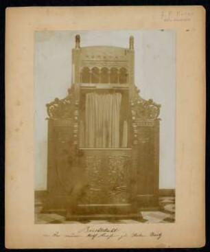 Pfarrkirche Sankt Heribert, Köln: Beichtstuhl