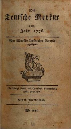 Der teutsche Merkur. 1776, 1/2
