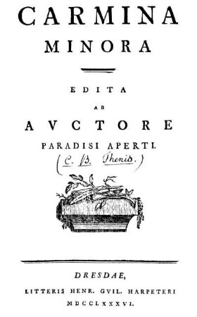 Carmina minora