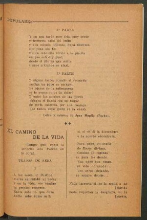 El camino de la vida