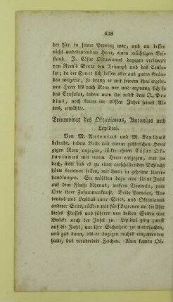 Triumvirat des Oktavianus, Antonius und Lepidus