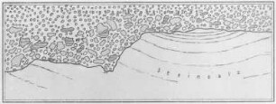 Discordante Auflagerung eines Hauptsalzkonglomerats auf das durch vorhergegangene Erosion abgetragene ältere Steinsalz (Everding) : Geologie | Geologie der Salzlagerstätten
