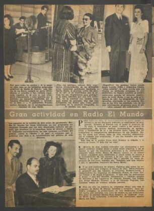 Gran actividad en Radio El Mundo
