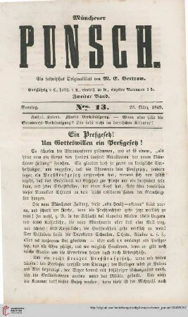 Nro. 13 (25. März 1849)