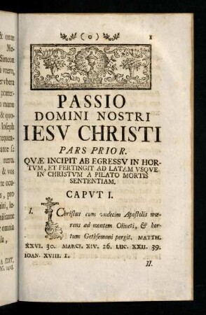 1-864, Passio Domini Nostri Jesu Christi