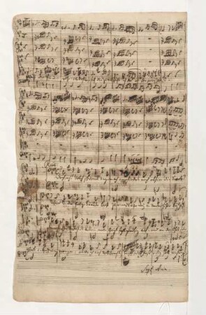 4. Recit[ativo] (B): Doch ach! welch schweres Ungemach