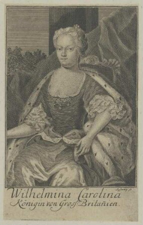 Bildnis der Wilhelmina Carolina Königin von Großbritannien