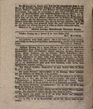Intelligenzblatt der Königlich Bayerischen Stadt Nördlingen. 1821
