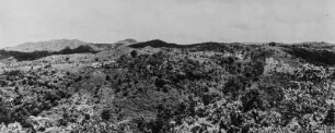Hügellandschaft : Blick über eine Hügellandschaft in Kenia