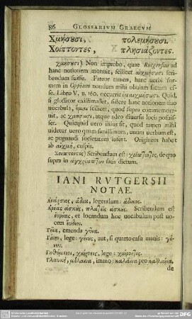Iani Rutgersii Notae