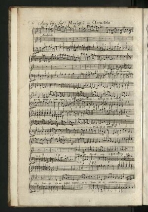 Sung by Sig.ra Merighi in Ormilda