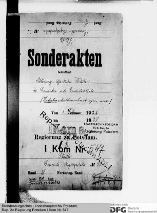Ablösung öffentlicher Anleihen der Stadtgemeinden und Gemeindeverbände sowie der Landgemeinden