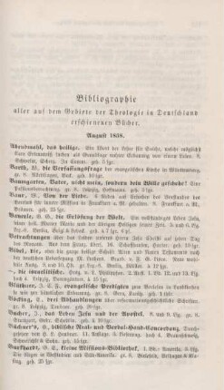 151-155 Bibliographie deutscher theologischer Bücher