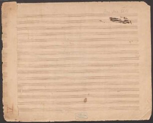 6 Preludes and fugues, org, Excerpts - BSB Mus.ms. 5810 : without title