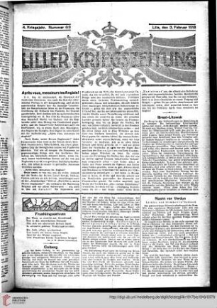 Hefte 63-71, Februar 1918
