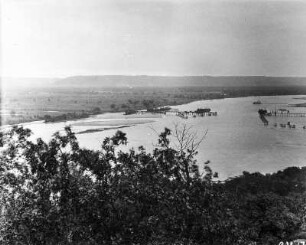 Der Mississippi : Aufnahme des vom Mississippi gegrabenen Tals.
