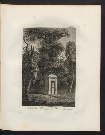Amalien Herzogin von Weimar gewidmet.