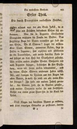 103-113, Erster Theil