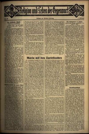 Dritte Ausgabe vom Sonntag, den 03. Februar 1935.