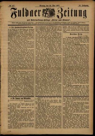 Ausgabe vom Montag, den 24. Mai 1897.